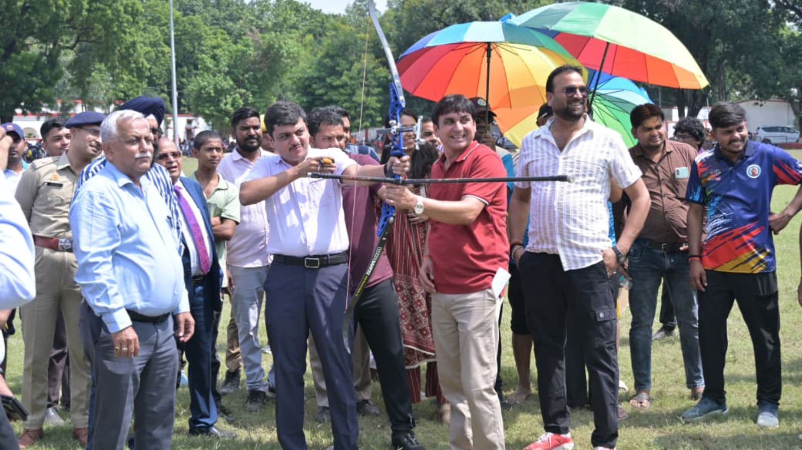 राज्य स्तरीय तीरंदाजी प्रतियोगिता का मुख्यमंत्री के सलाहकार अवनीश अवस्थी ने किया शुभारंभ