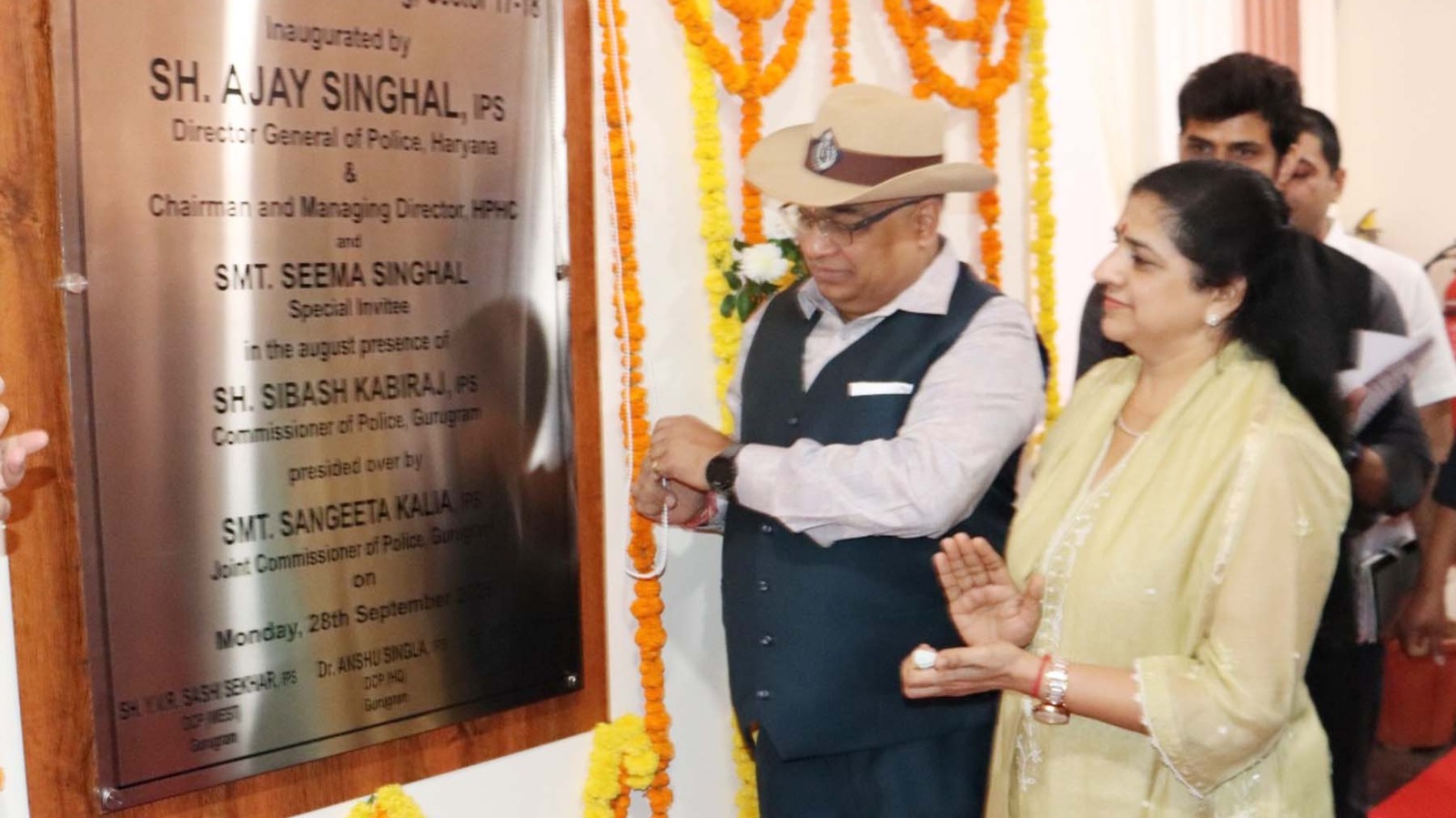 डीजीपी ने गुरुग्राम के सेक्टर-17/18 में थाने की नई इमारत का किया उद्घाटन