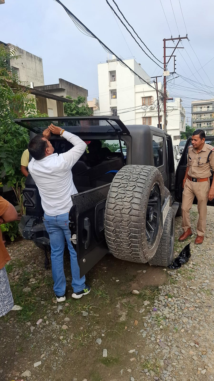 पटेलनगर में पुलिस का सत्यापन अभियान, 35 भवन स्वामियों पर 3.50 लाख का जुर्माना