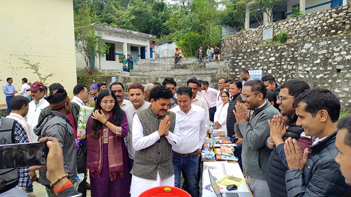 सेवा संकल्प अभियान के तहत भिकियासैंण के जीनापानी में आयोजित शिविर में 734 लोगों ने किया प्रतिभाग