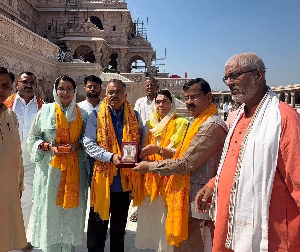 भाजपा के राष्ट्रीय महामंत्री, डिप्टी सीएम केशव समेत कई नेता अयोध्या पहुंचे