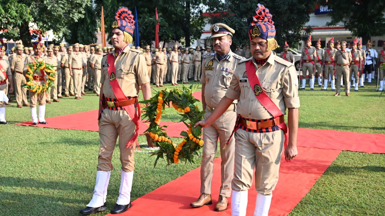 पुलिस स्मृति दिवस पर शहीद जवानों को दी भावभीनी श्रद्धांजलि