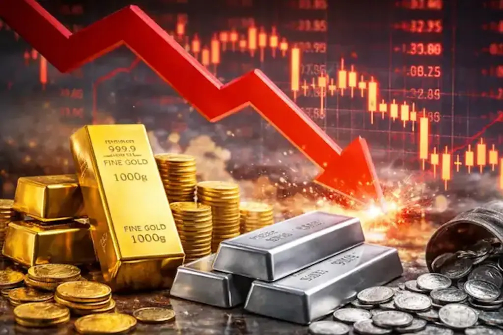 सोने में 4,800 रुपये की गिरावट, चांदी 5,300 रुपये सस्ती हुई