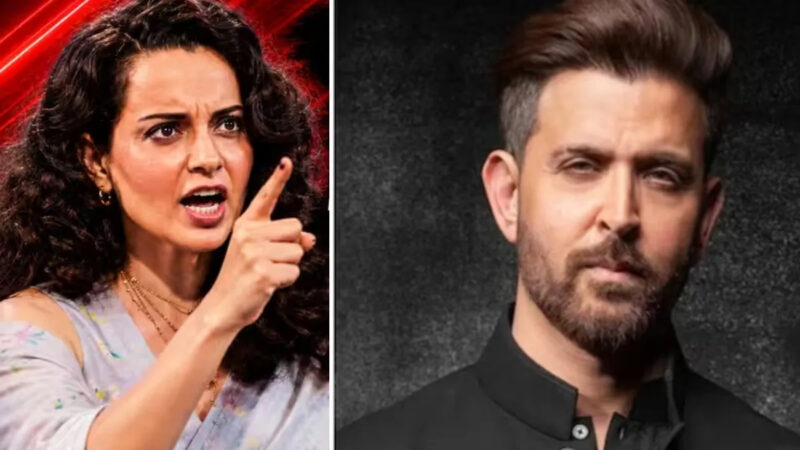 कंगना रनौत ने ‘अनुचित टिप्पणियों’ को लेकर ऋतिक रोशन पर निशाना साधा