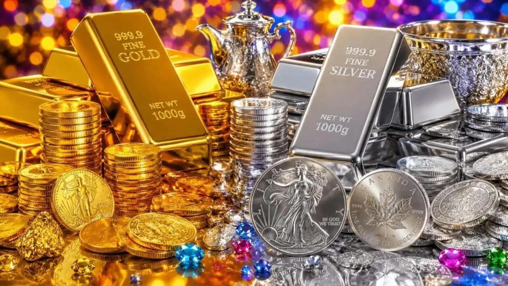 सोना एक महीने के उच्चतम स्तर 1.5 लाख रुपये प्रति 10 ग्राम पर, चांदी में 6,200 रुपये की तेजी