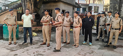 आगामी मां नंदा देवी मेला की तैयारियों को लेकर एसएसपी अल्मोड़ा ने किया मंदिर परिसर का स्थलीय निरीक्षण
